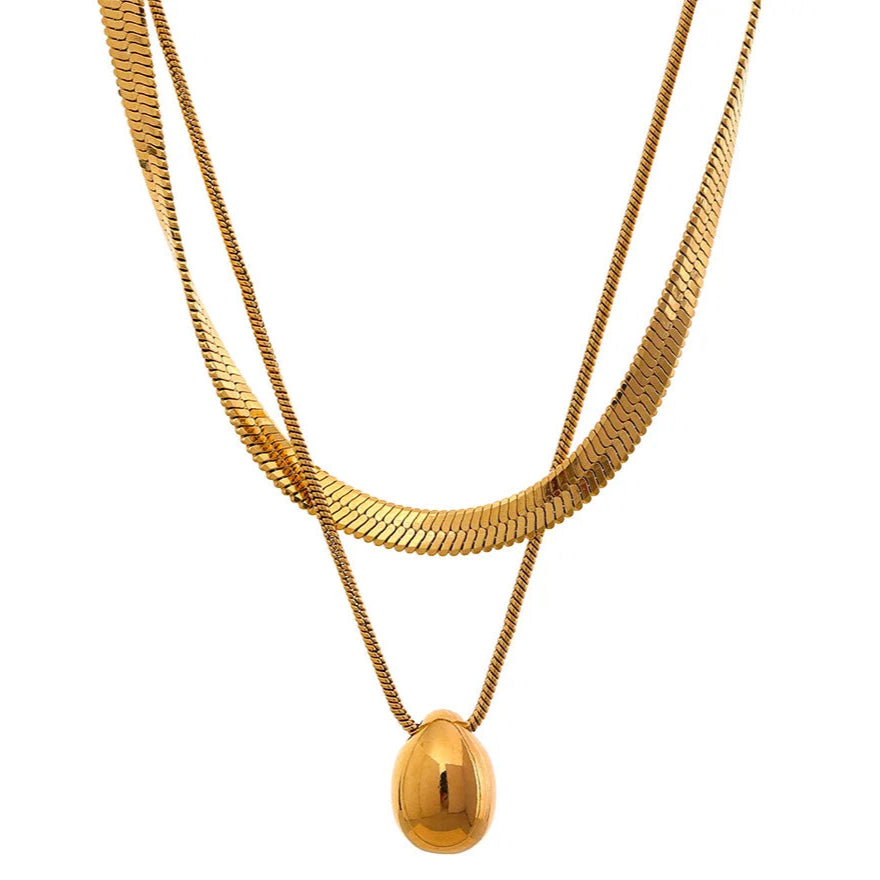 Orifolia Dewdrop Duo Necklace