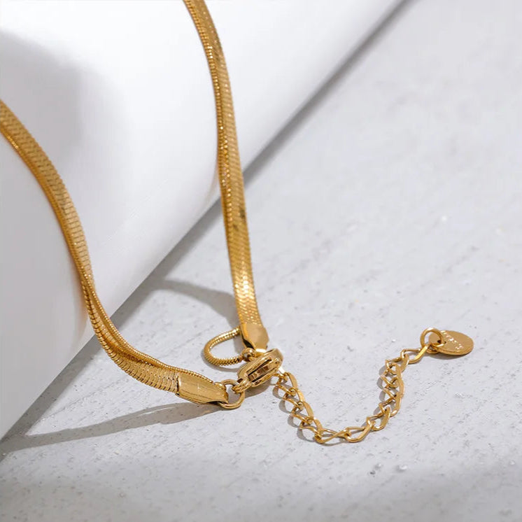 Orifolia Dewdrop Duo Necklace