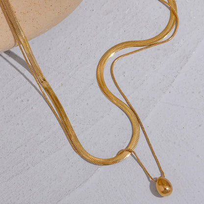 Orifolia Dewdrop Duo Necklace